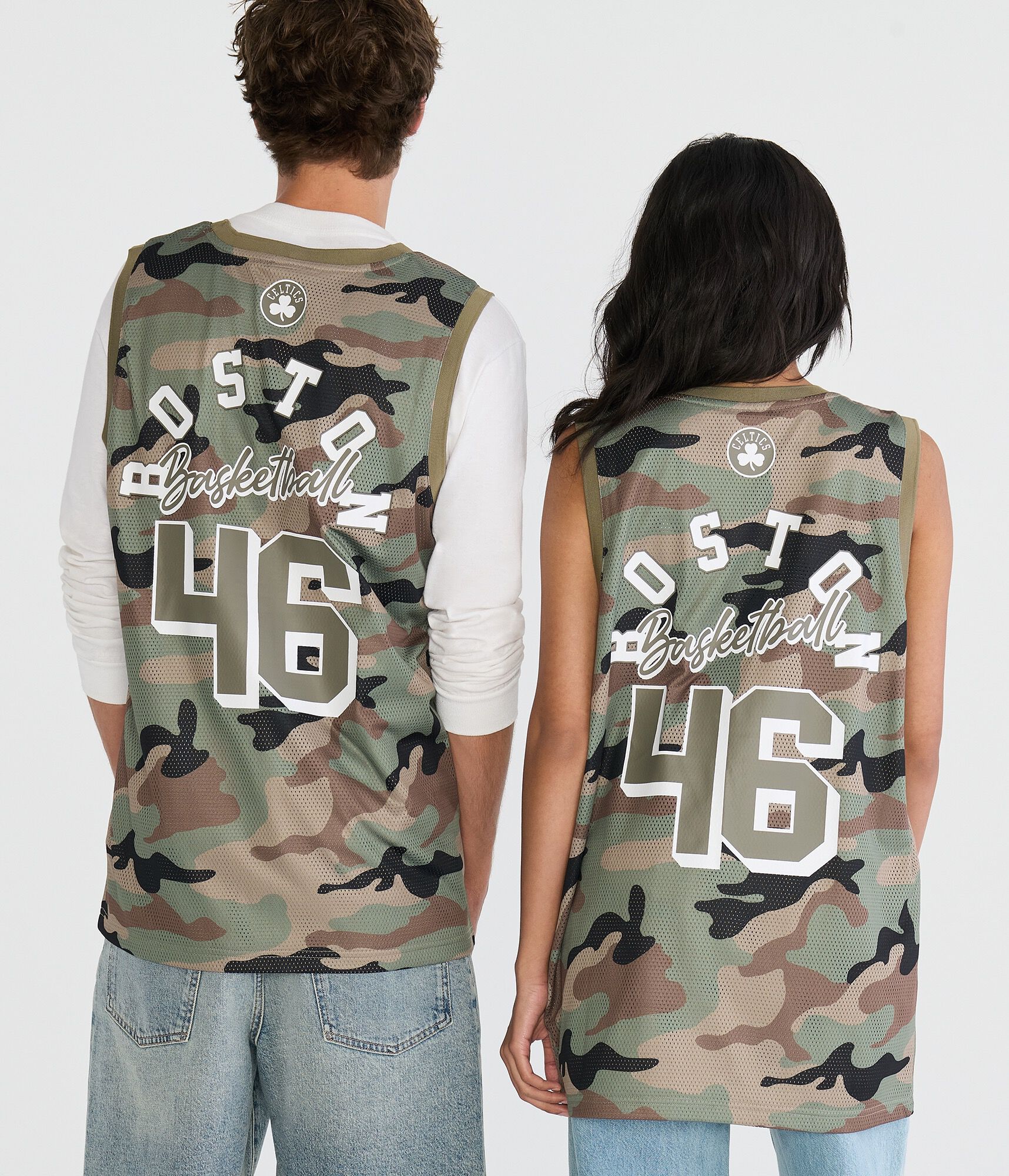 Boston Celtics Camo Mesh Tank Top