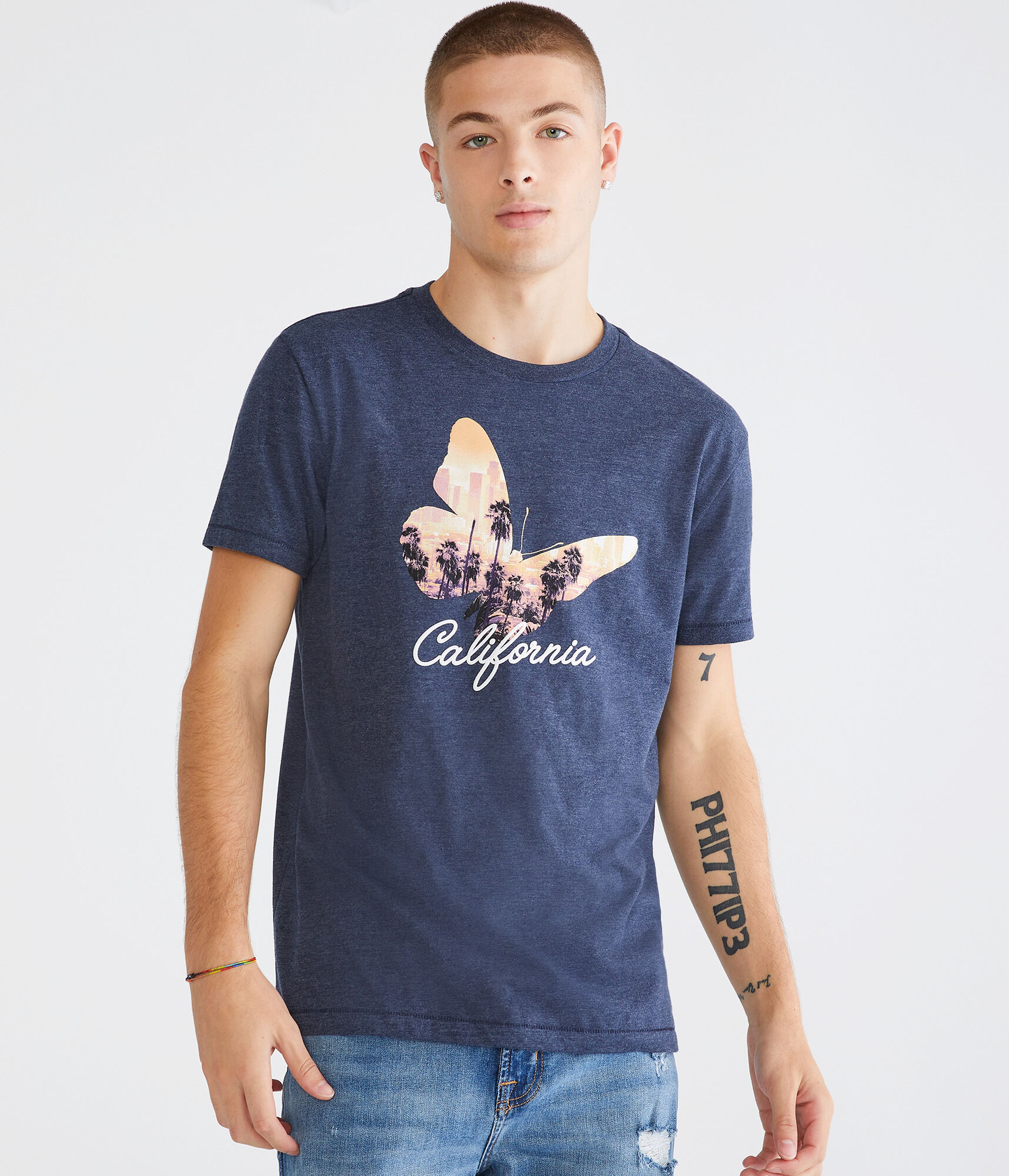 California Butterfly Graphic Tee