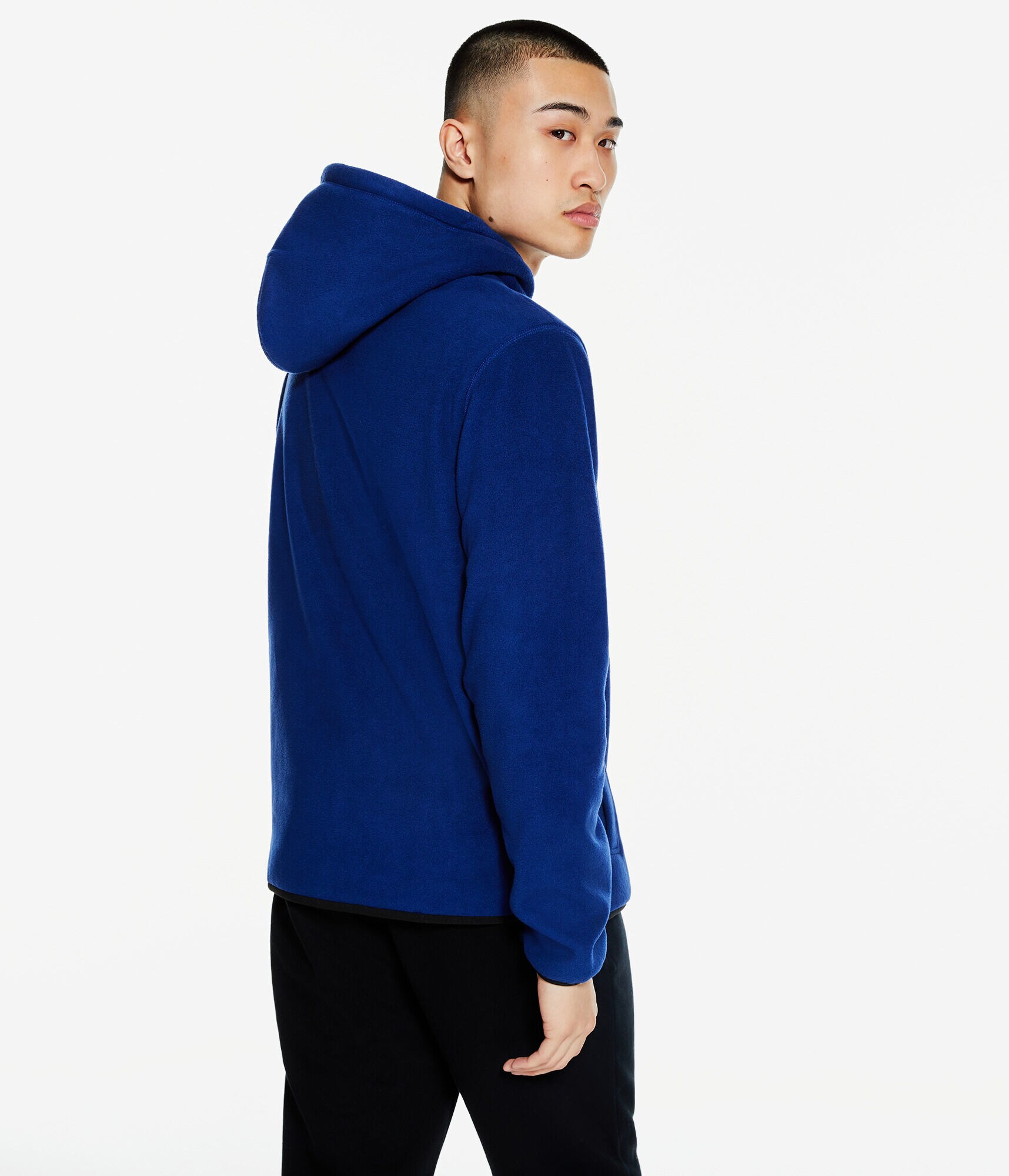 Aero NYC Box Logo Polyfleece Pullover Hoodie