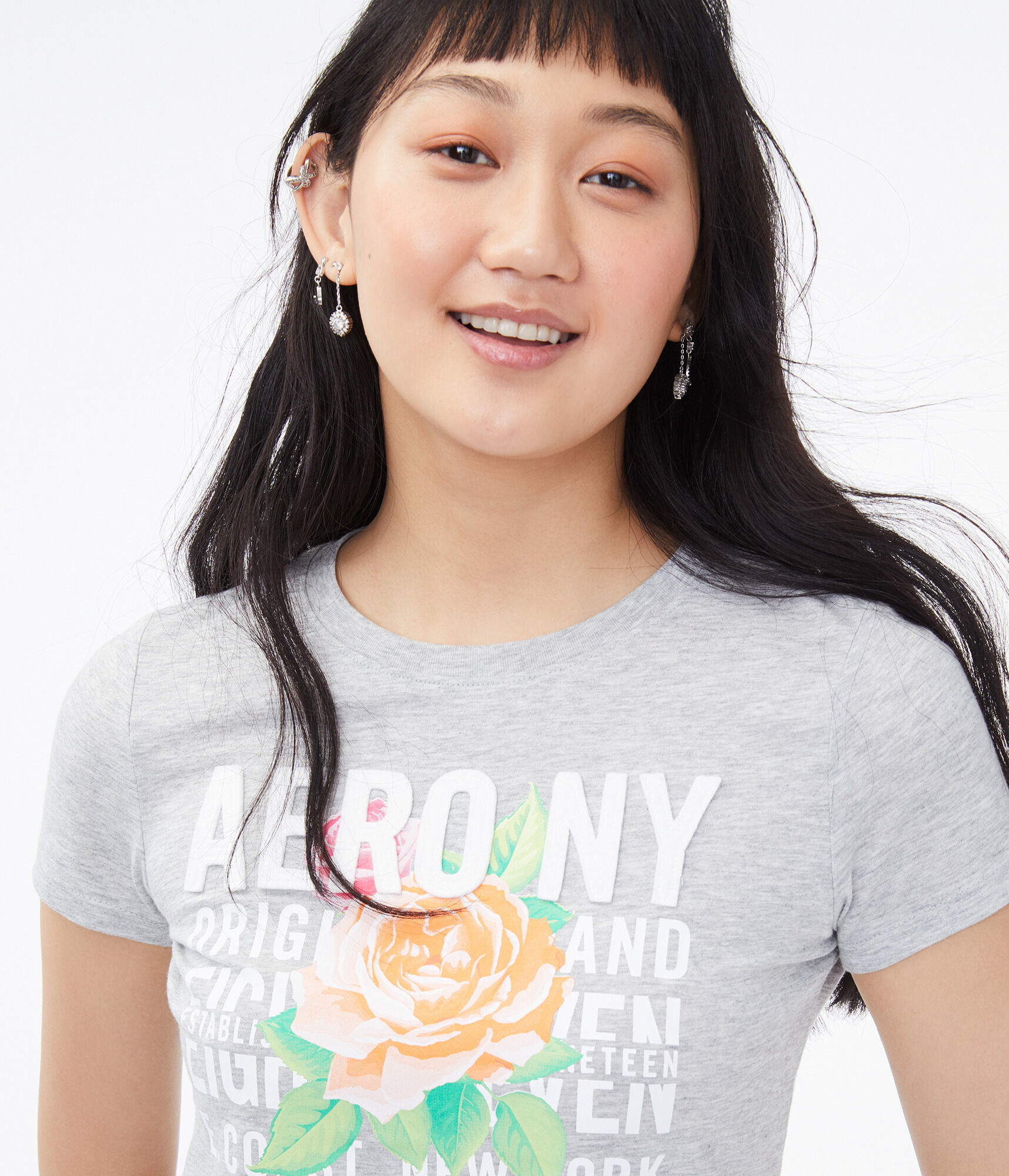 Aero NY Rose Graphic Tee