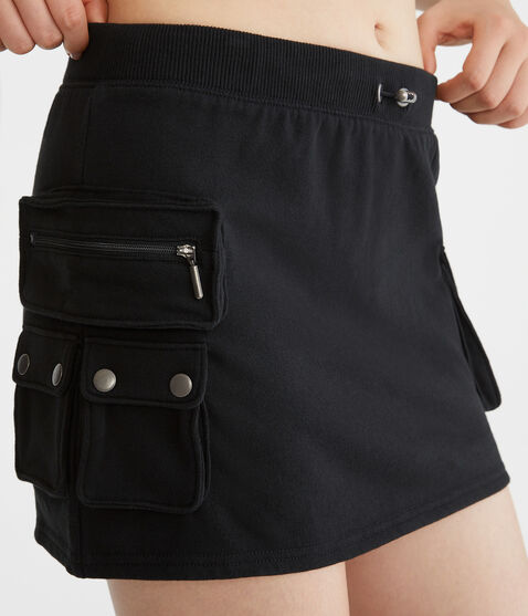 Fleece Cargo Mini Skirt Fleece Cargo Mini Skirt