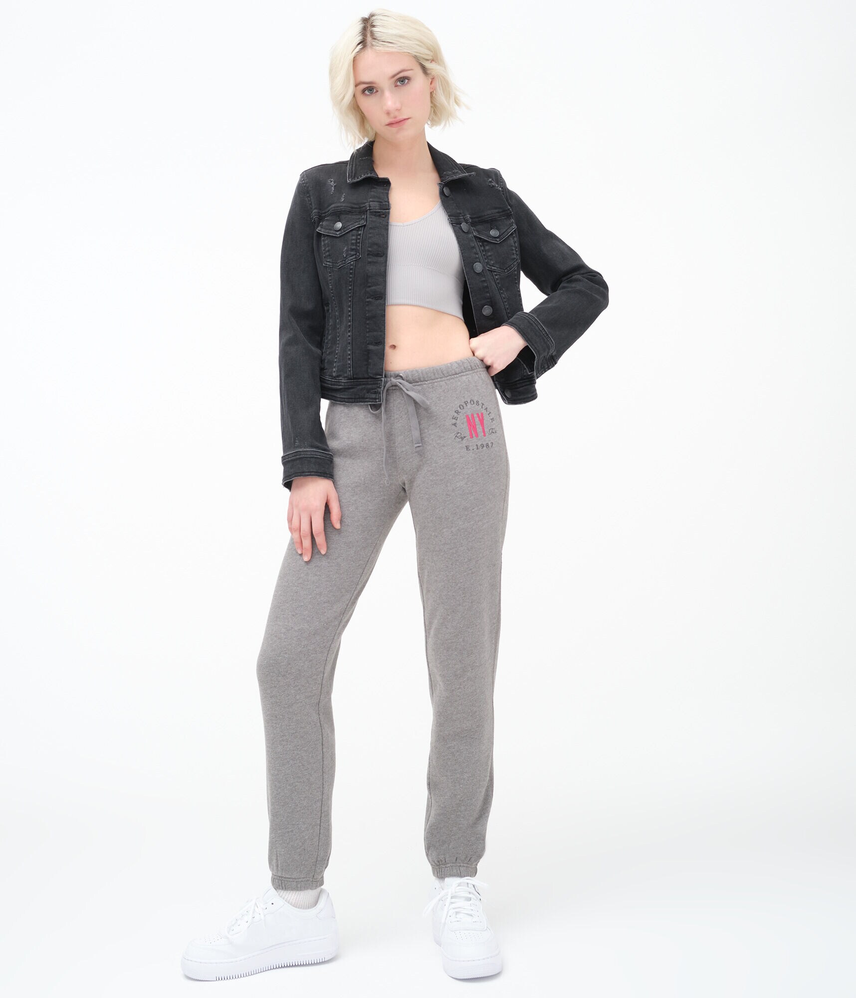 Aeropostale NY Circle Cinched Sweatpants