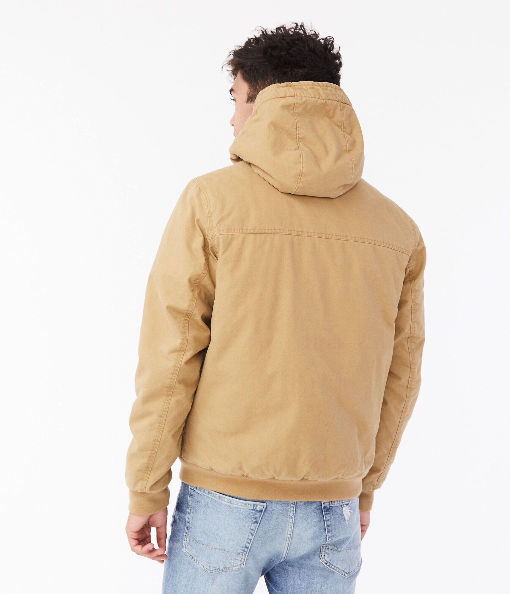 sherpa lined work jacket