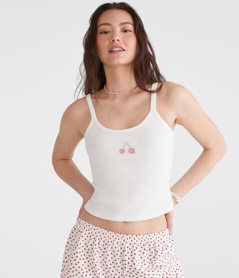 Cropped Graphic Sleep Tank Cropped Graphic Sleep Tank