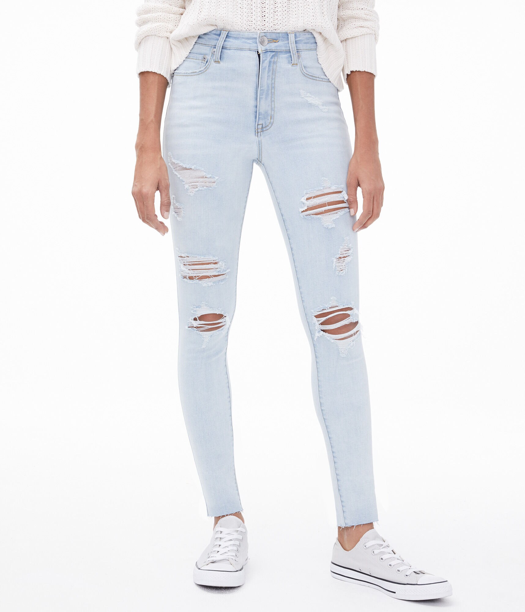 Seriously Stretchy Super High-Rise Ankle Jegging