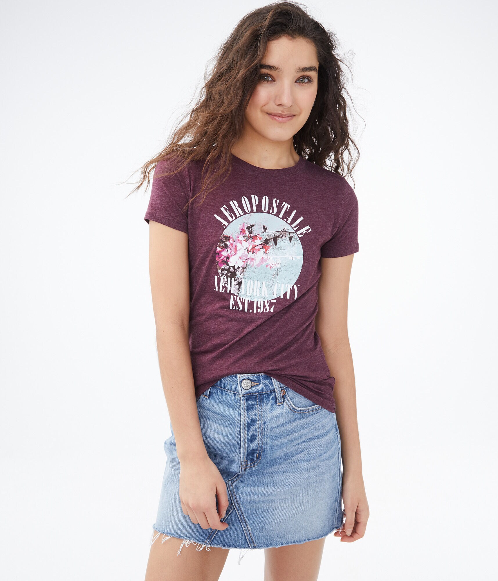 Aero NYC Cherry Blossom Graphic Tee