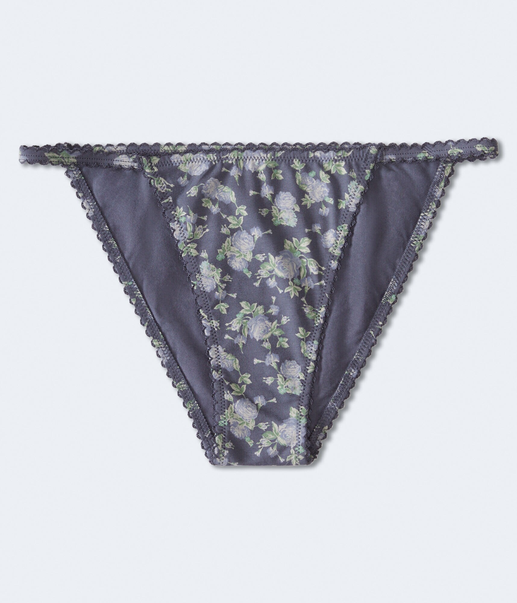 Floral Scallop-Trim Cheeky