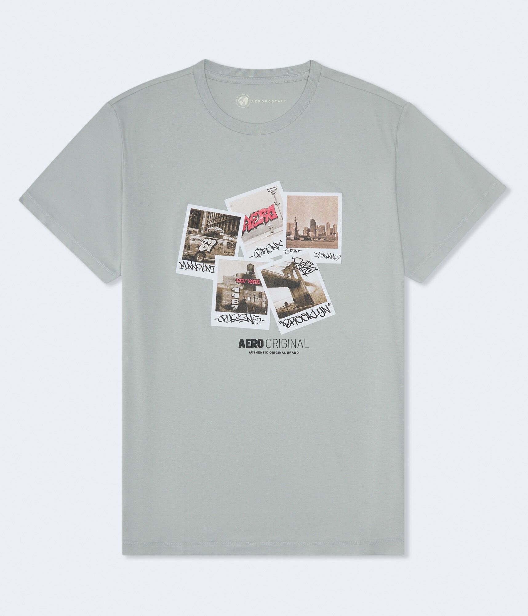 Aero NYC Borough Photos Graphic Tee