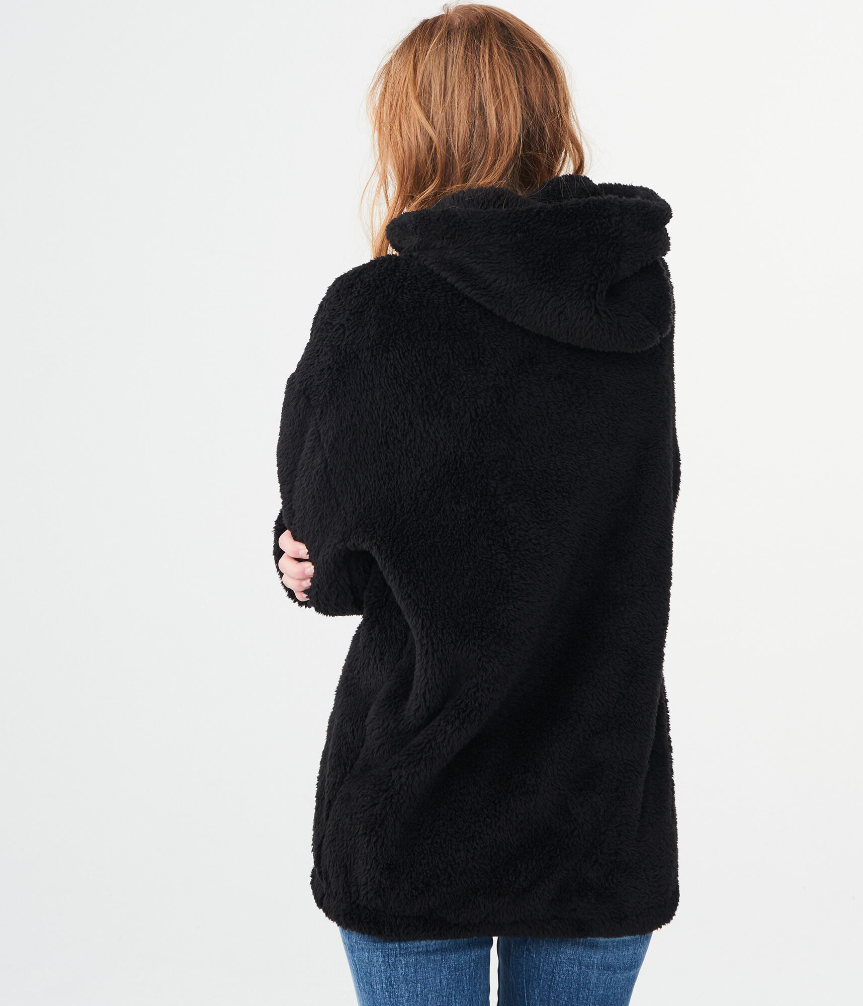 Fuzzy Fleece Pullover Hoodie