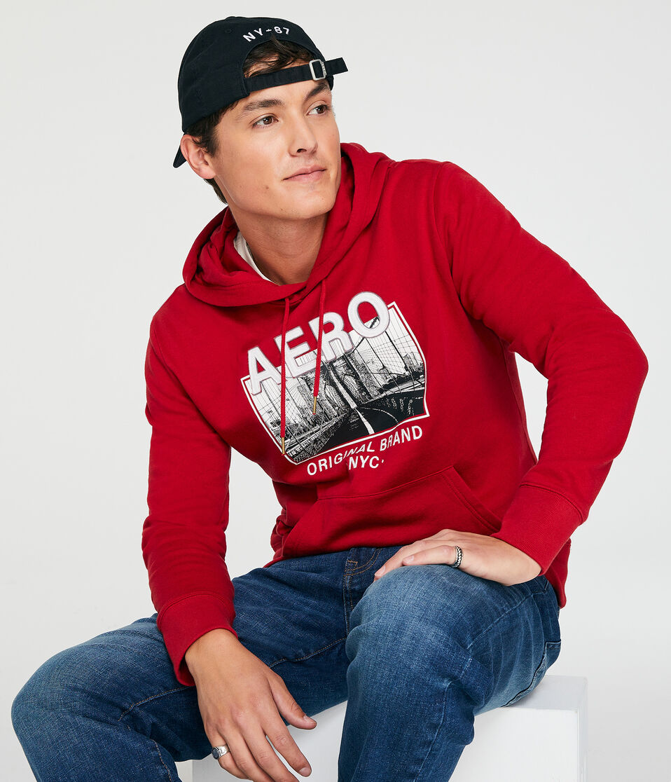 Aero Bridge Image Pullover Hoodie