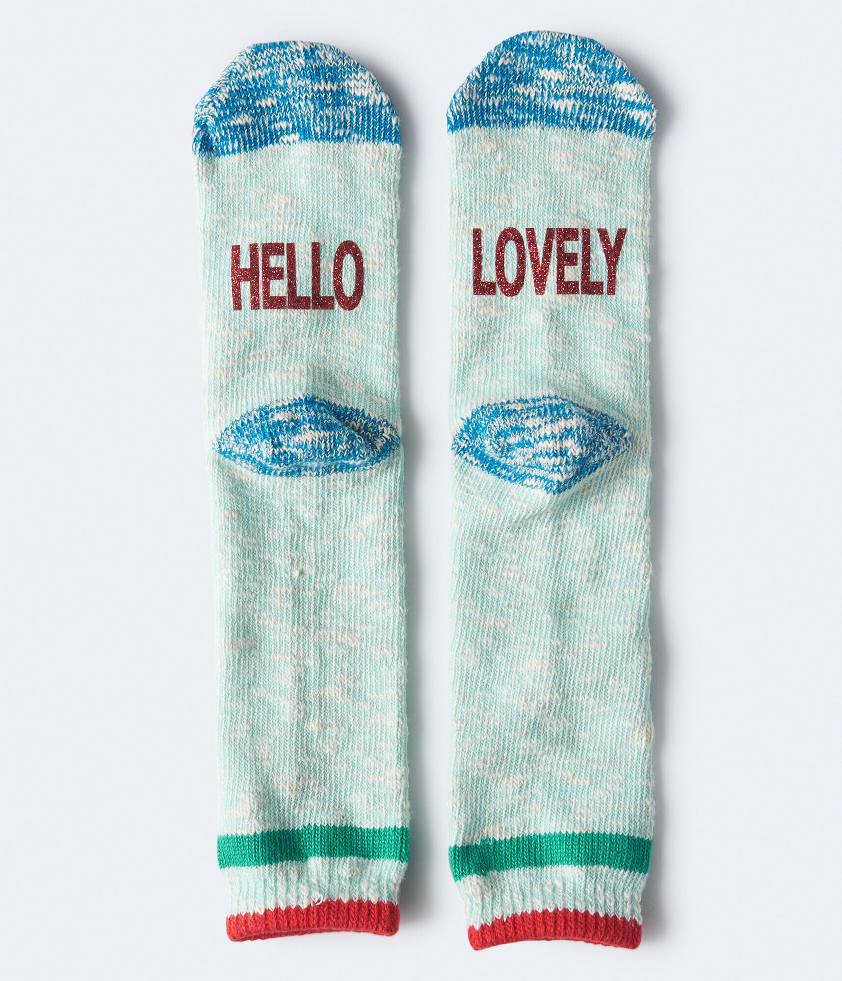 Hello Lovely Marled Boot Socks***