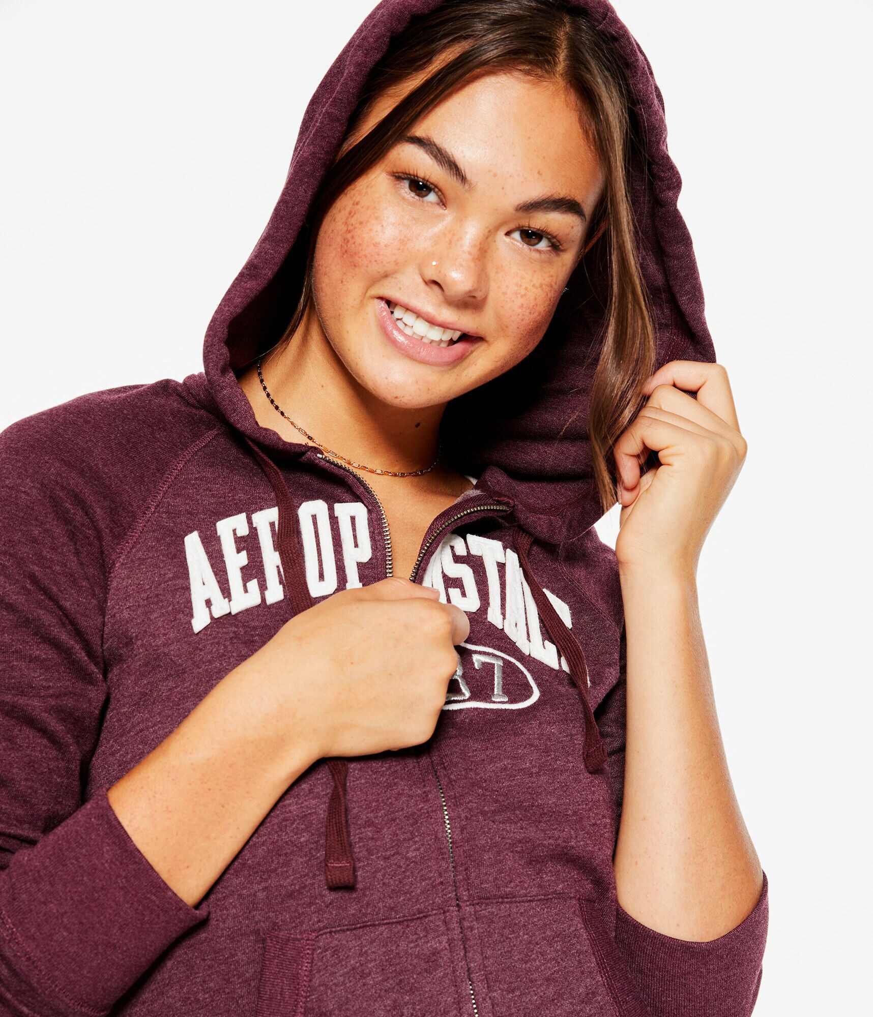 Aeropostale 1987 Full-Zip Hoodie