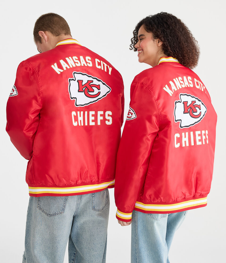 Kansas City Chiefs Satin Bomber Jacket
