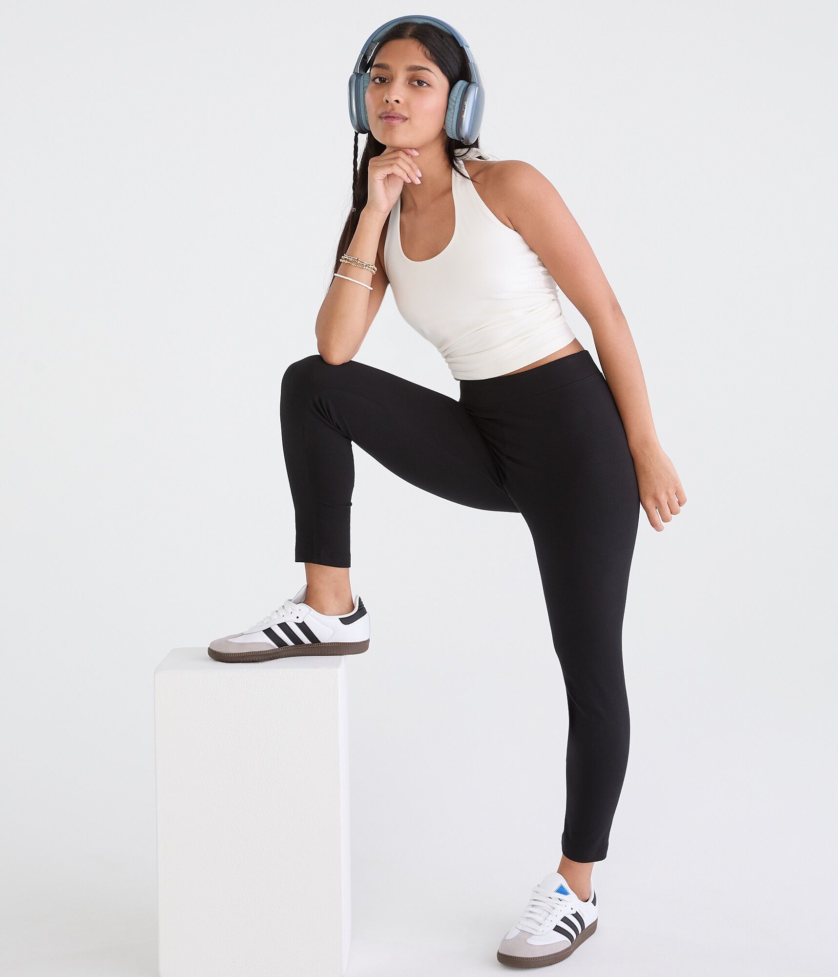 High-Rise Capri Leggings