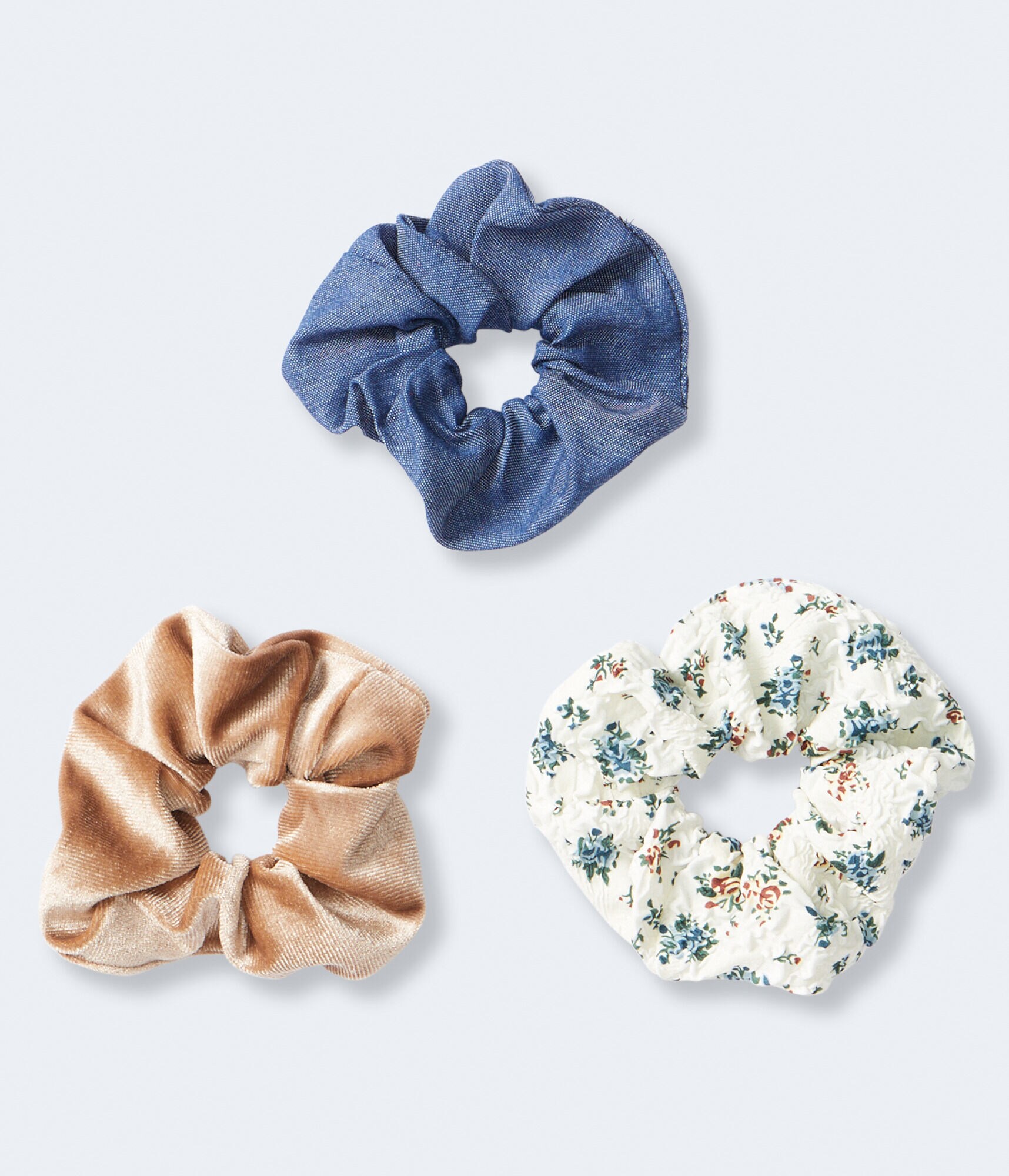 Velvet Scrunchie 3-Pack