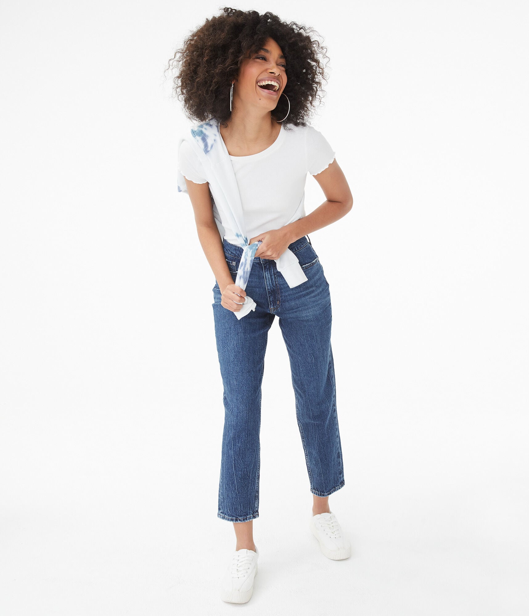 Real Denim Slim &amp; Thick Curvy Mom Jean