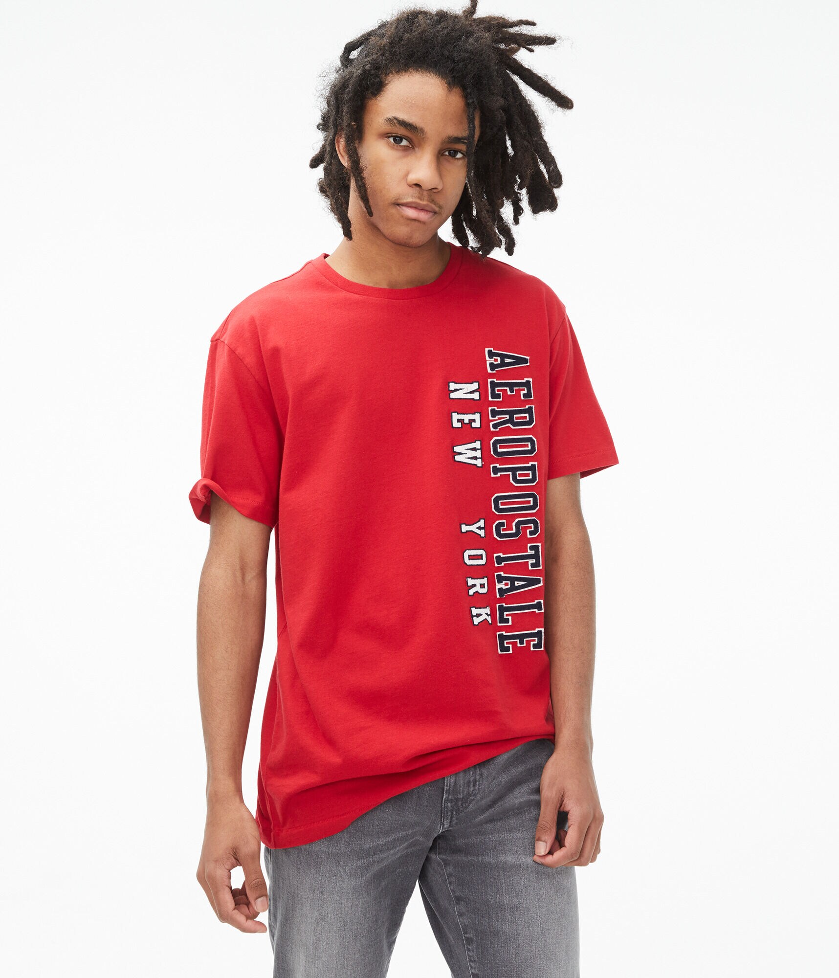 Vertical Aeropostale Logo Graphic Tee