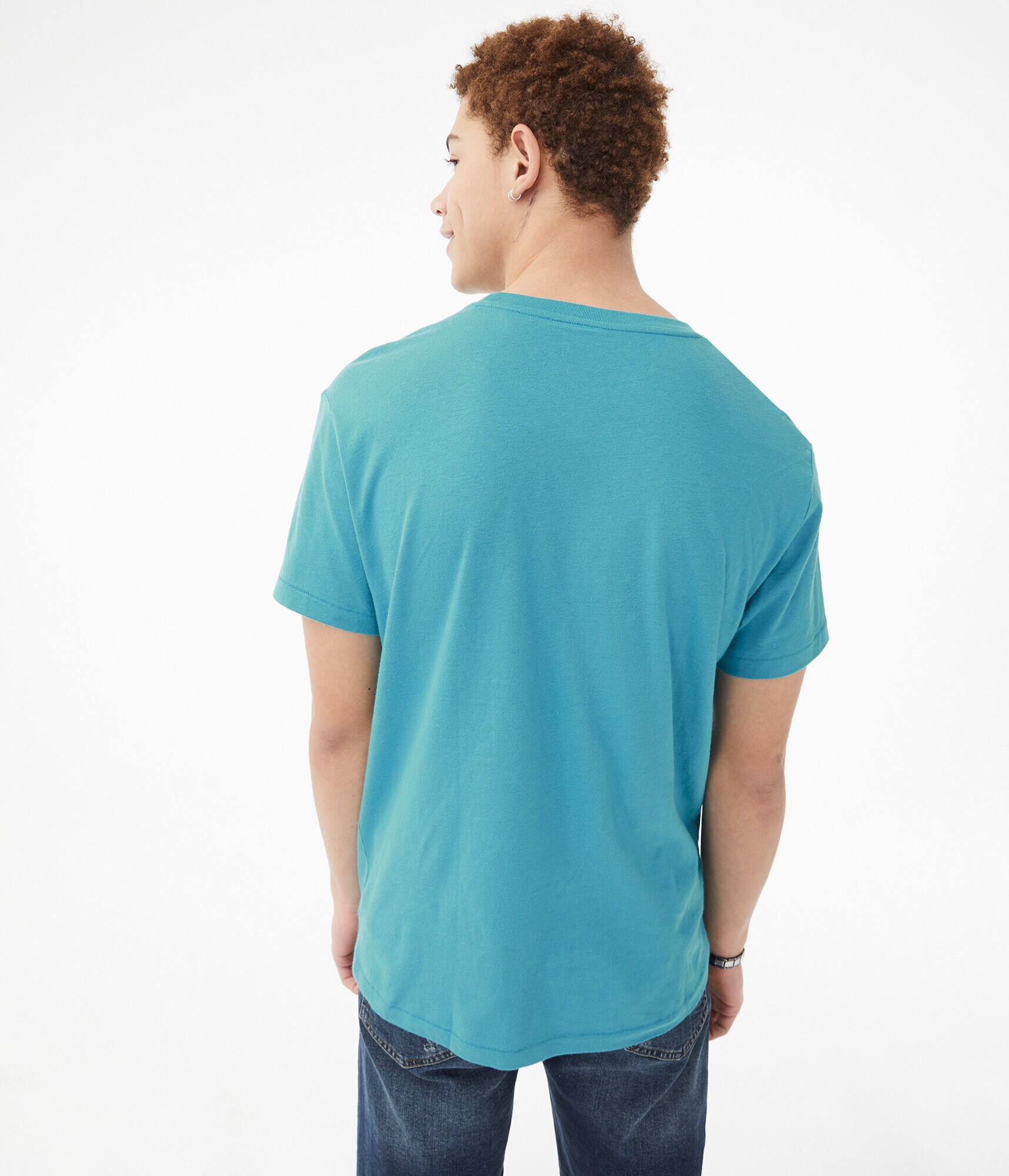 Aeropostale NYC-1987 Logo Appliqu&eacute; Graphic Tee