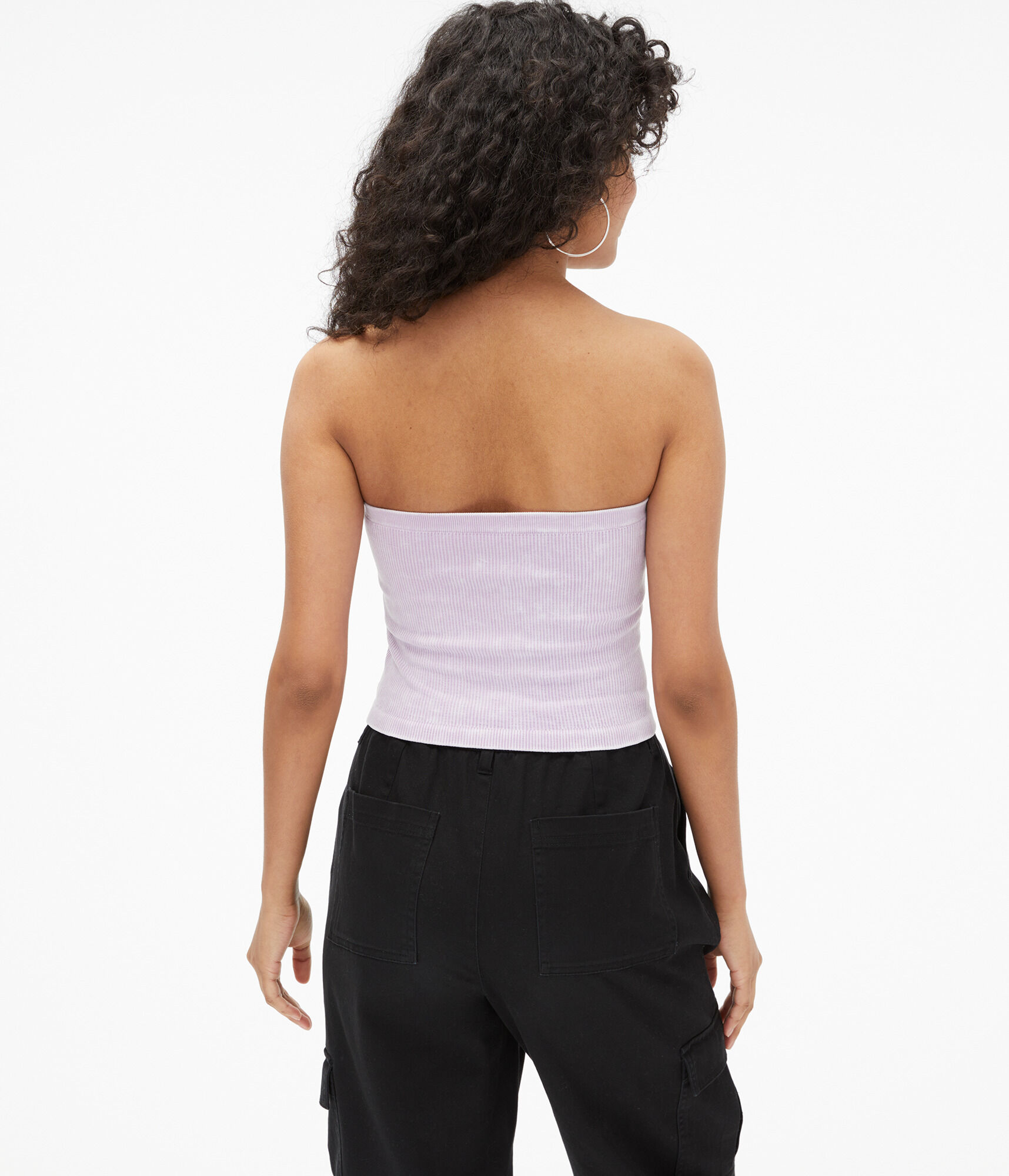 Seriously Soft Acid Wash Seamless Cropped Tube Top