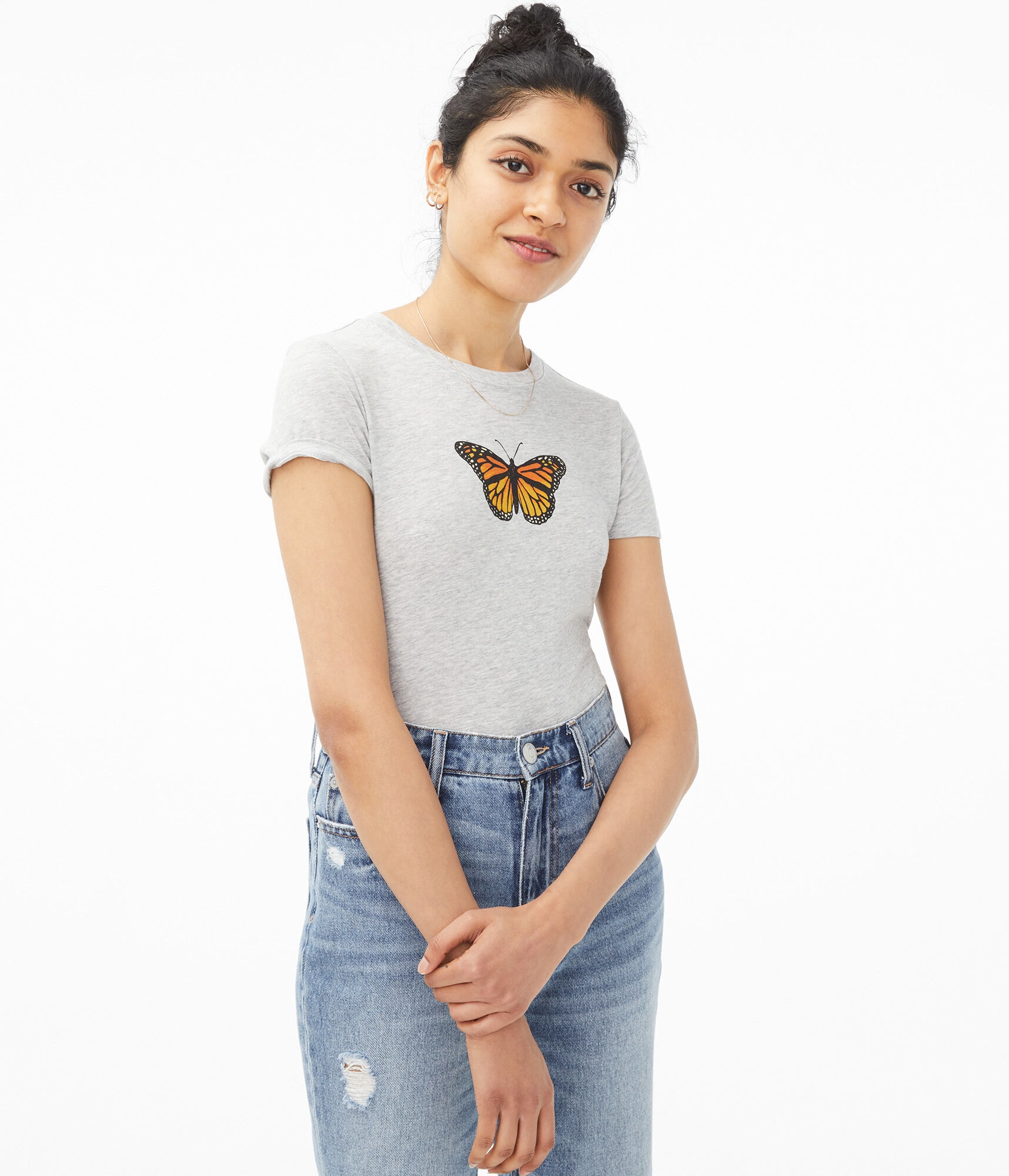 Aeropostale butterfly shirt clearance