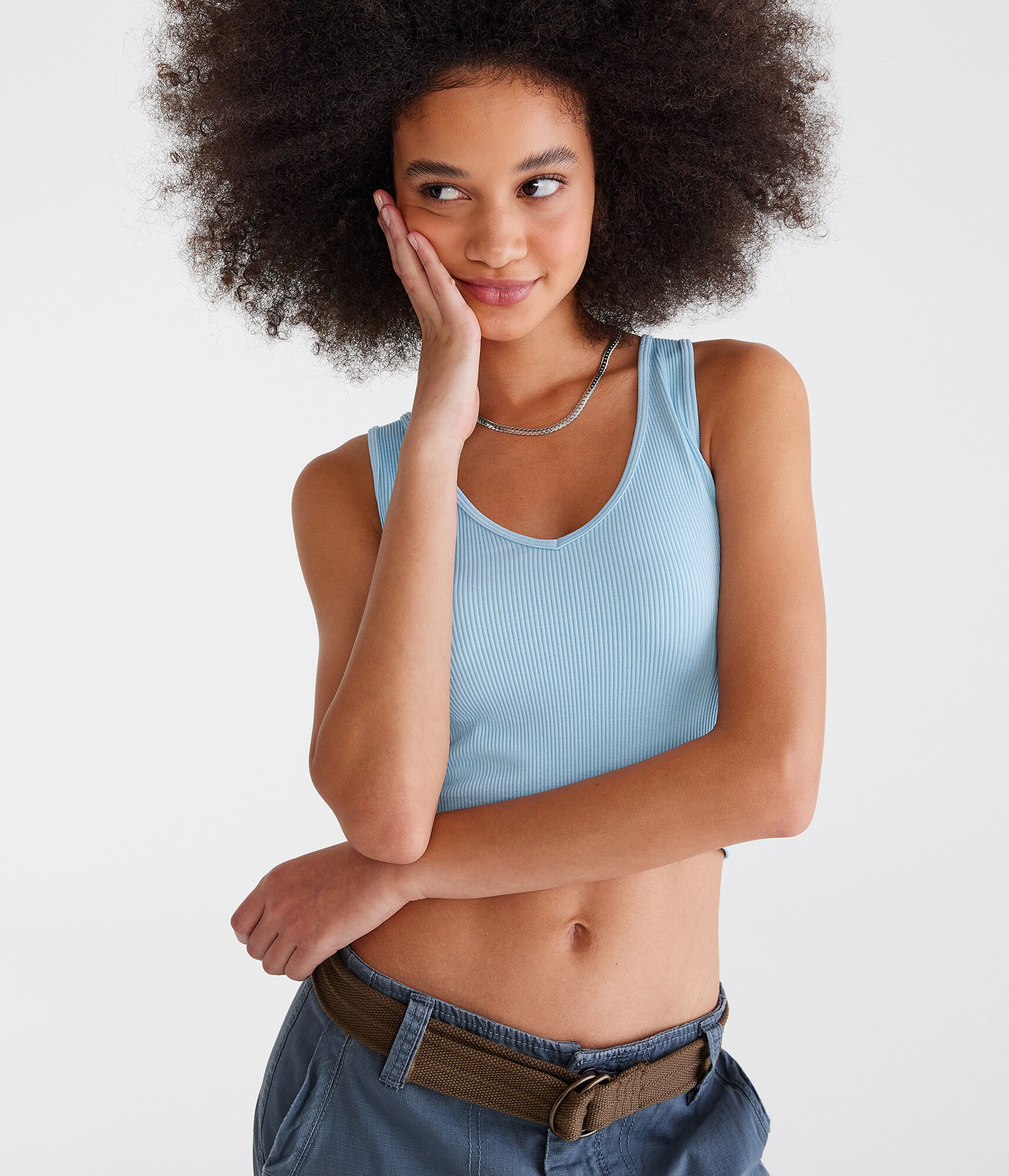 Wear 3 Ways Seamless Convertible Cropped Tank