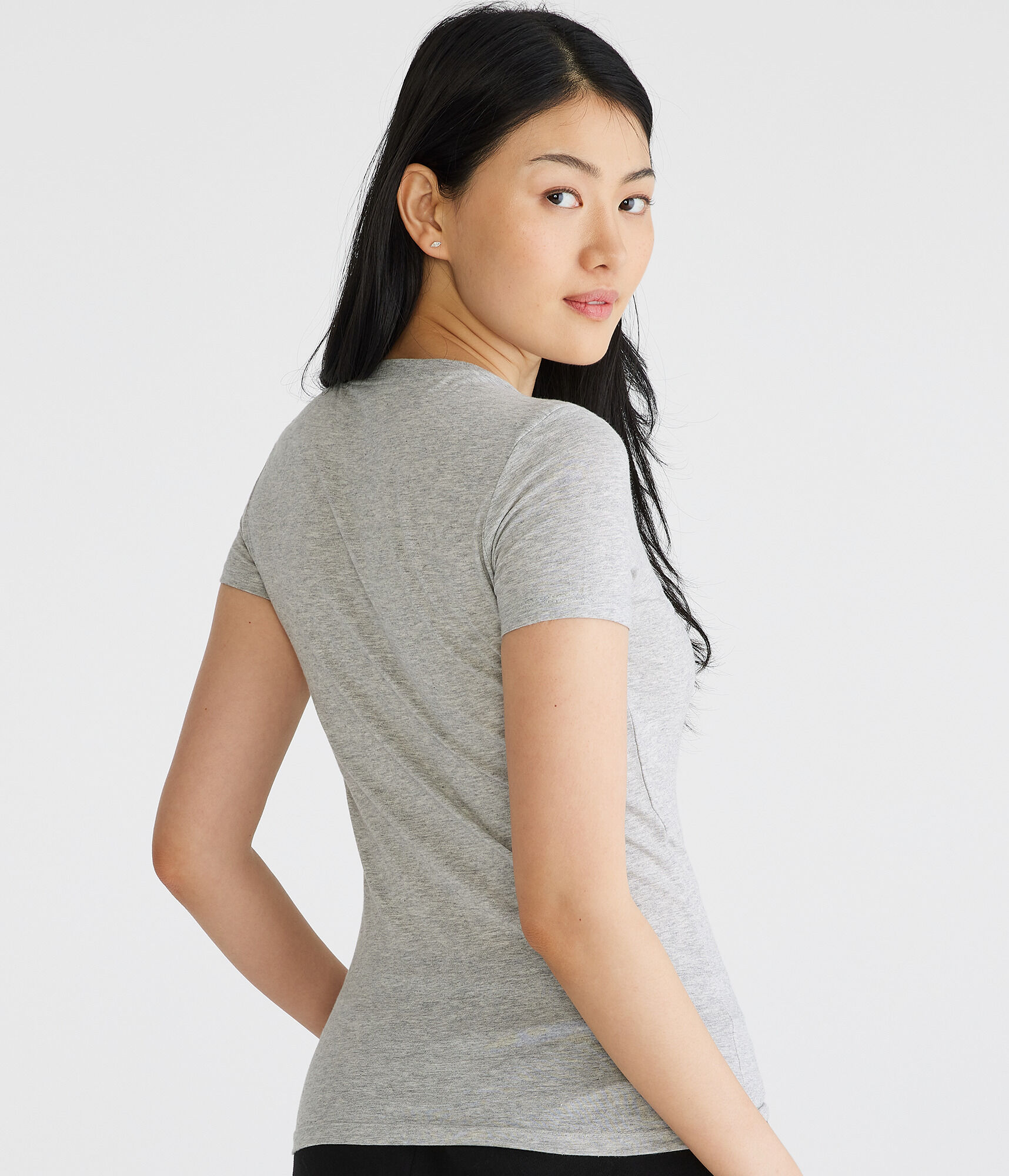 Aeropostale Rose Crest Graphic Tee