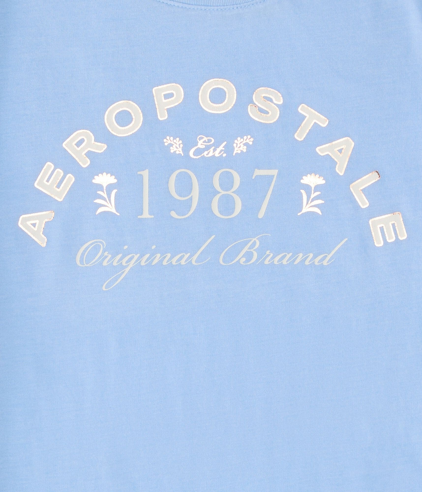 Aeropostale 1987 Foil Graphic Tee