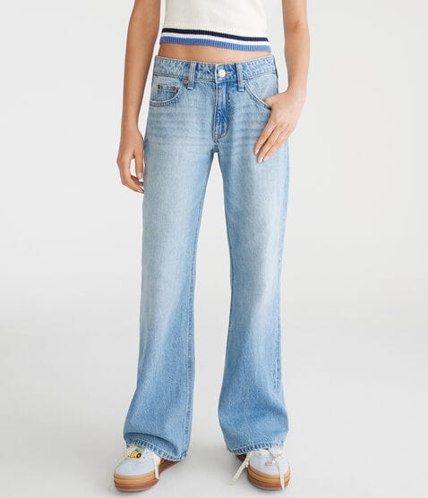 Low-Rise Baggy Flare Jean Low-Rise Baggy Flare Jean