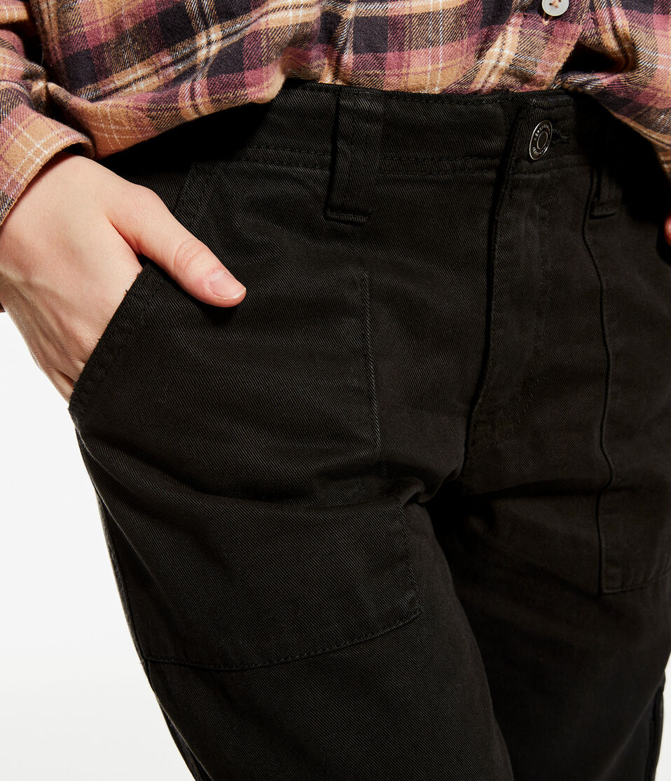 Low-Rise Flare Utility Cargo Pants