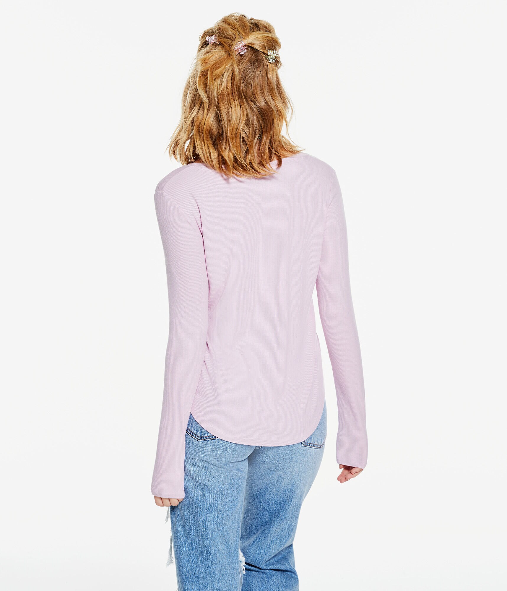 Long Sleeve Seriously Soft Ribbed V-Neck Tee