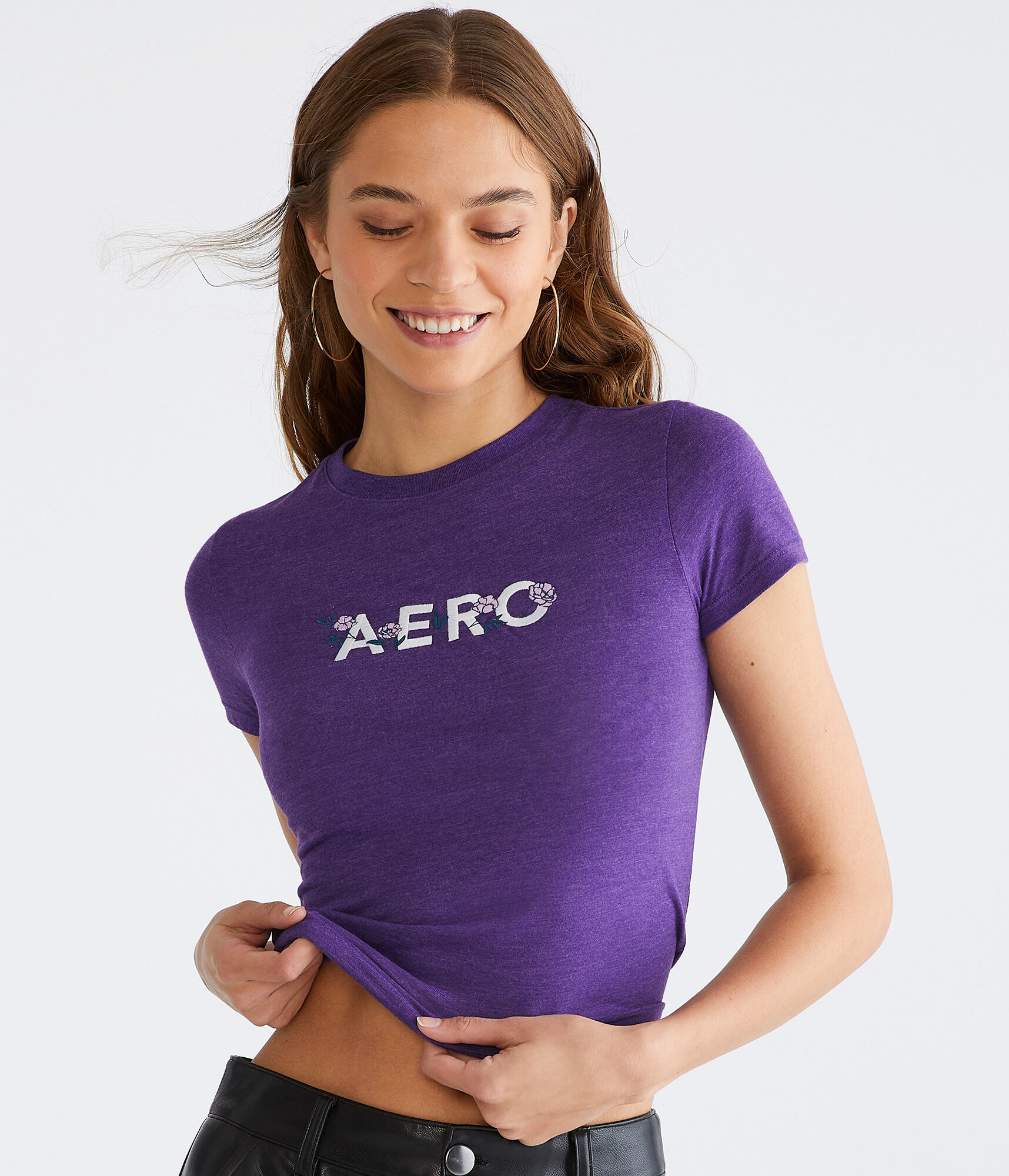 Aero Floral Graphic Tee