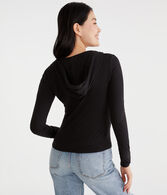 Solid Lightweight Full-Zip Hoodie