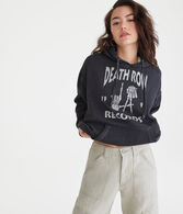 Death Row Records Oversized Pullover Hoodie