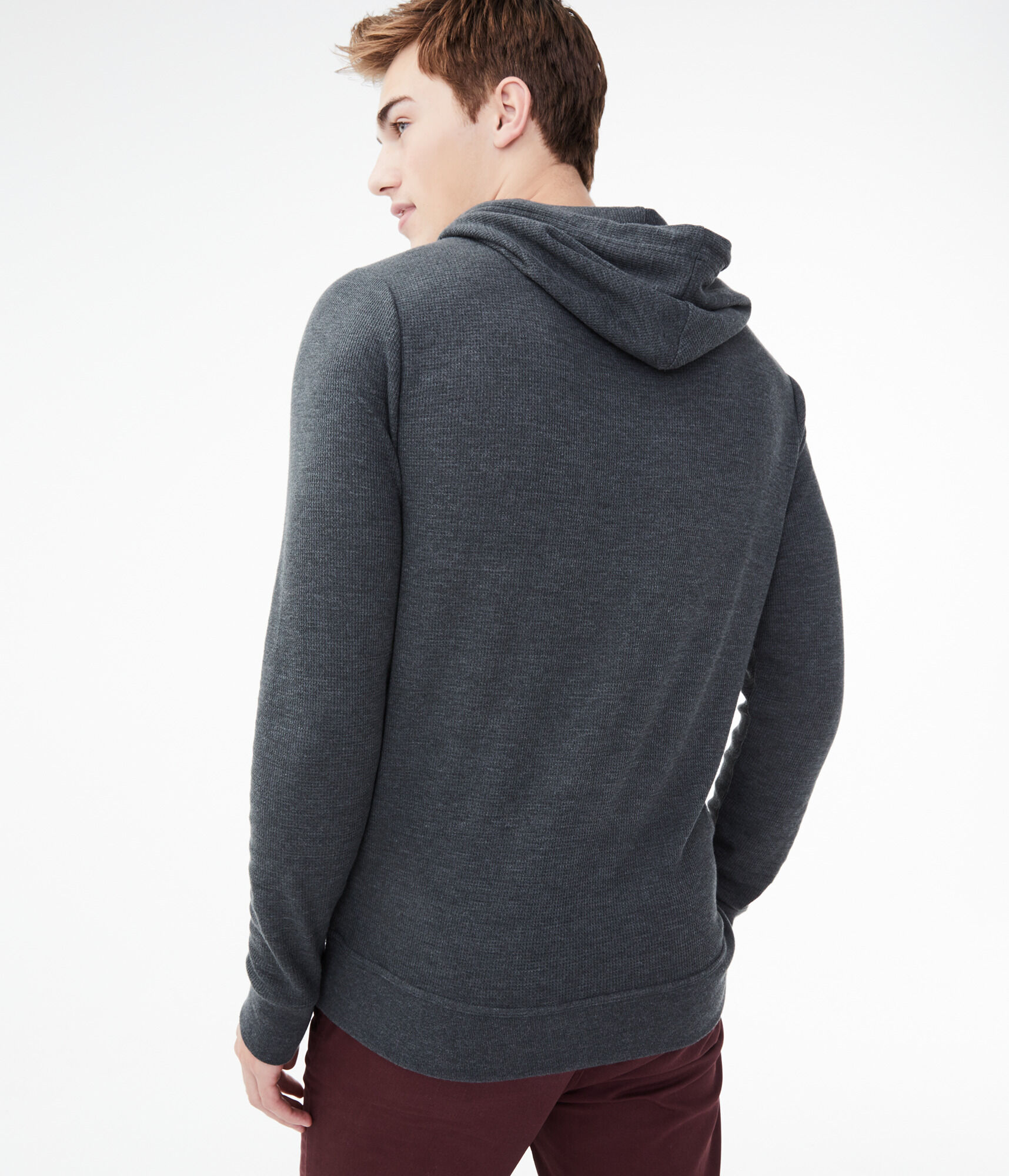Long Sleeve Thermal Hooded Tee