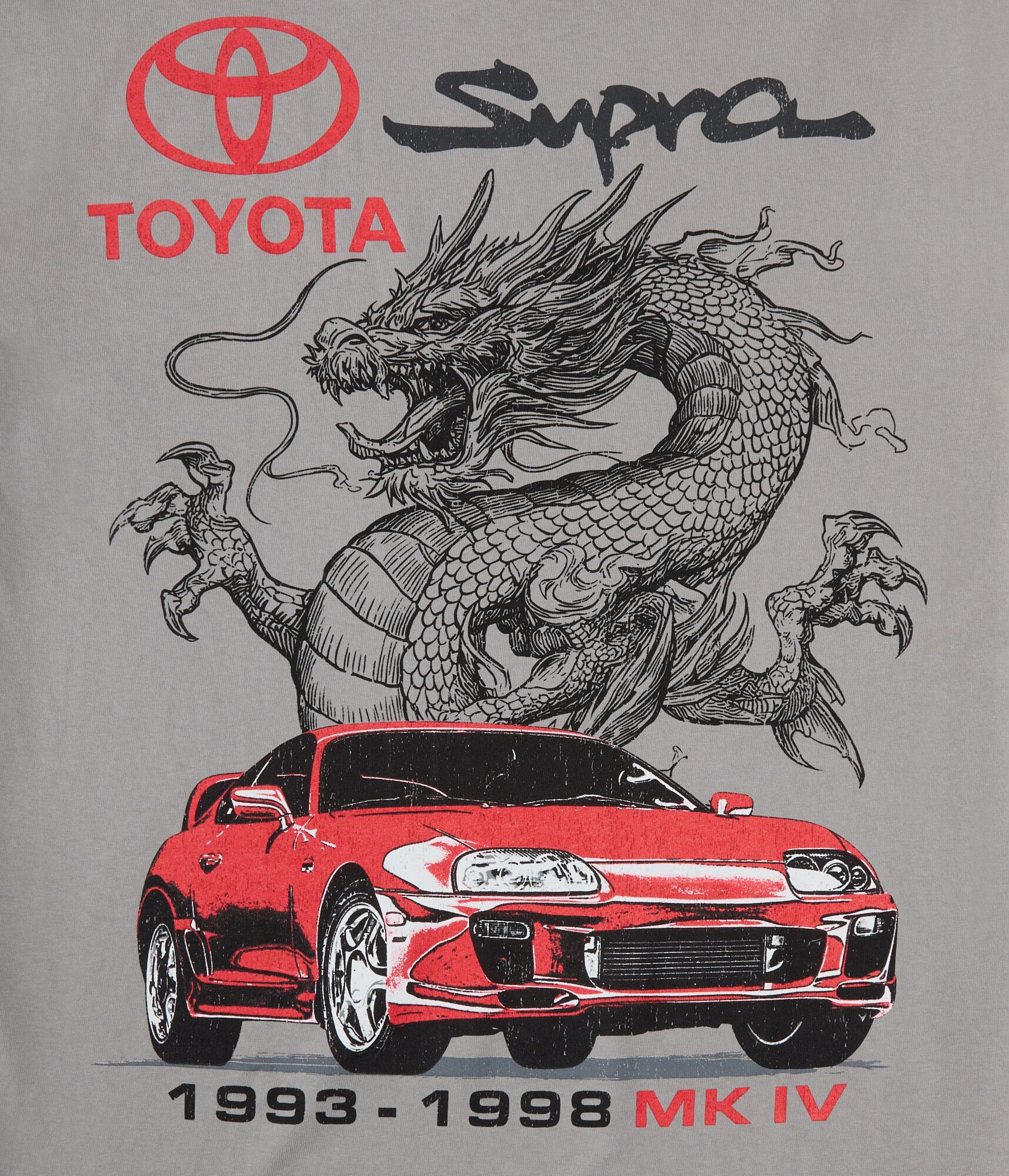 Toyota Supra MK IV Dragon Relaxed Graphic Tee