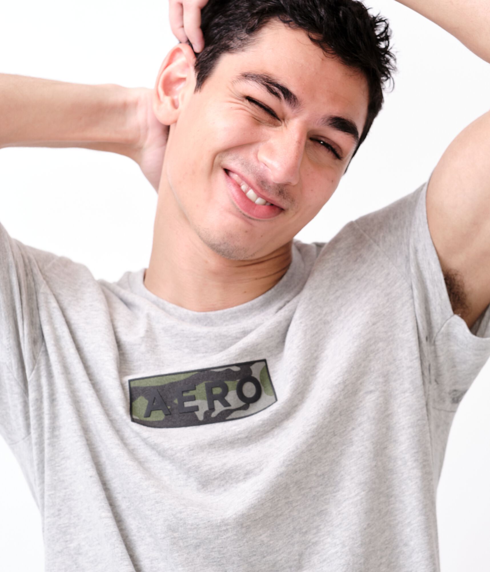 Camo Box Logo Graphic Tee