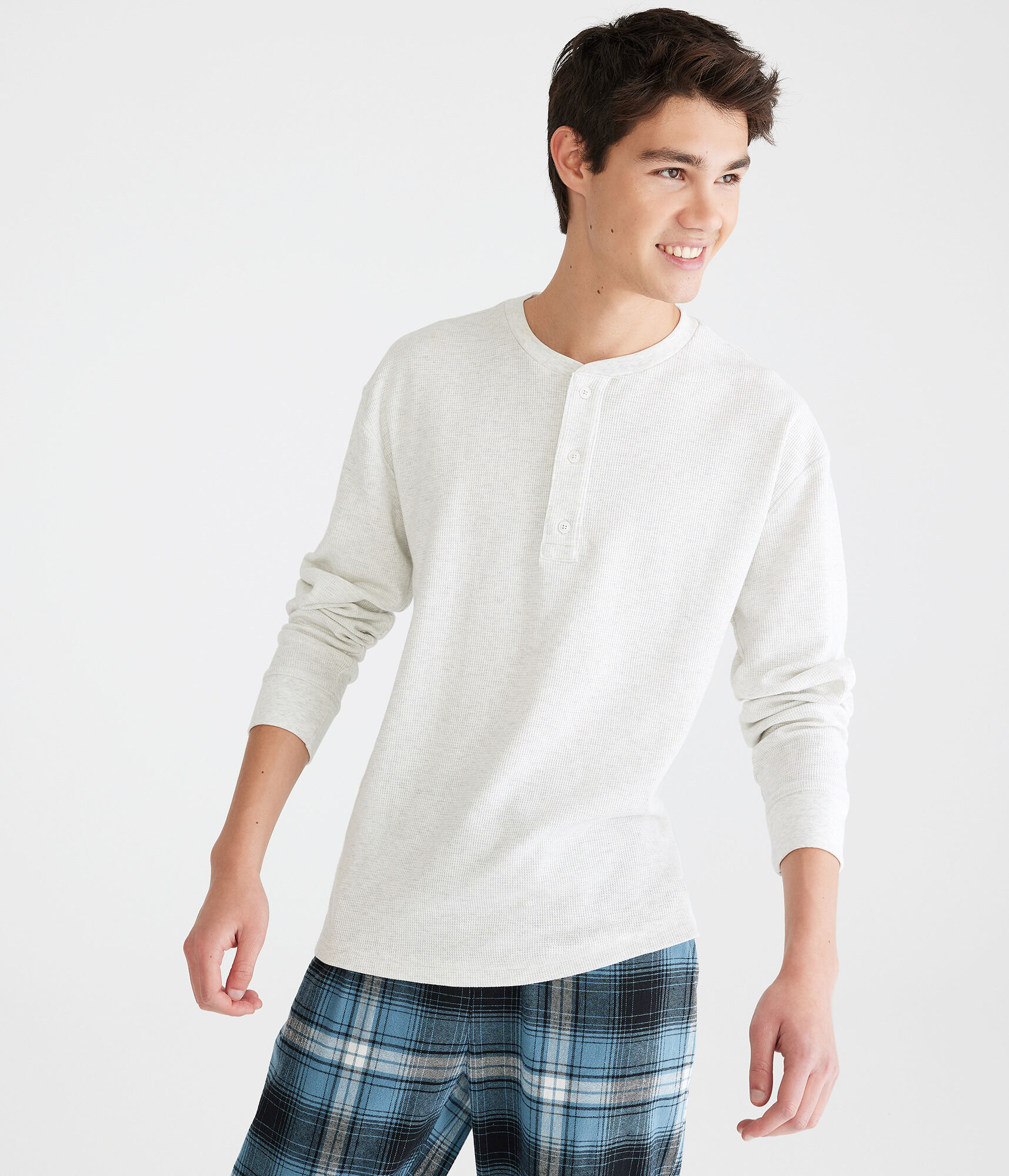 Long Sleeve Thermal Henley