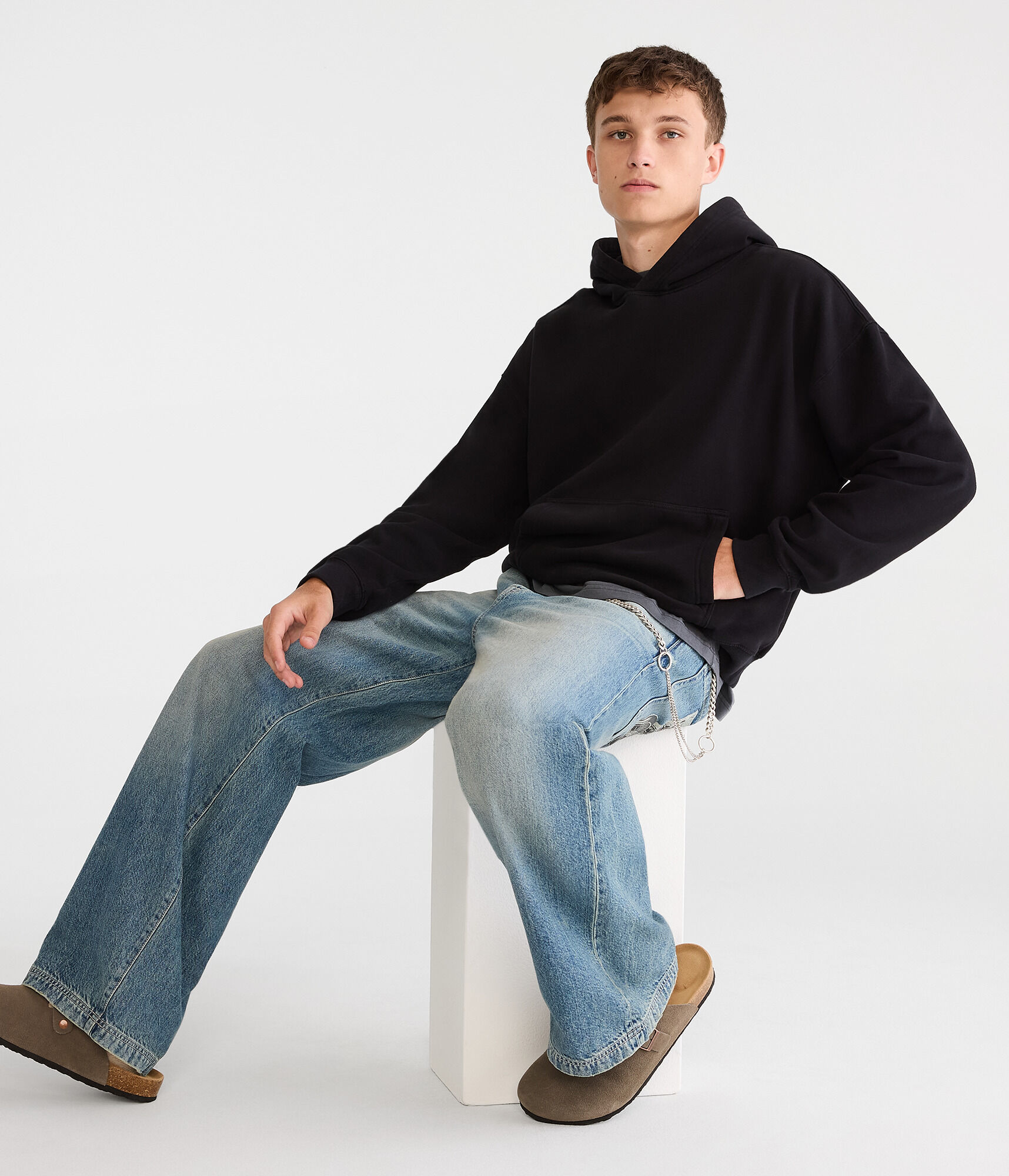Boxy Pullover Hoodie