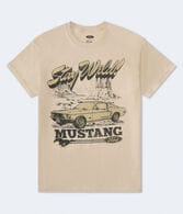 Ford Mustang Stay Wild Oversized Graphic Tee