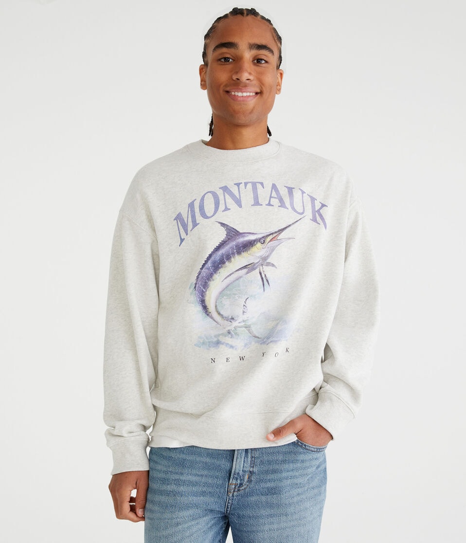 Montauk New York Crew Sweatshirt