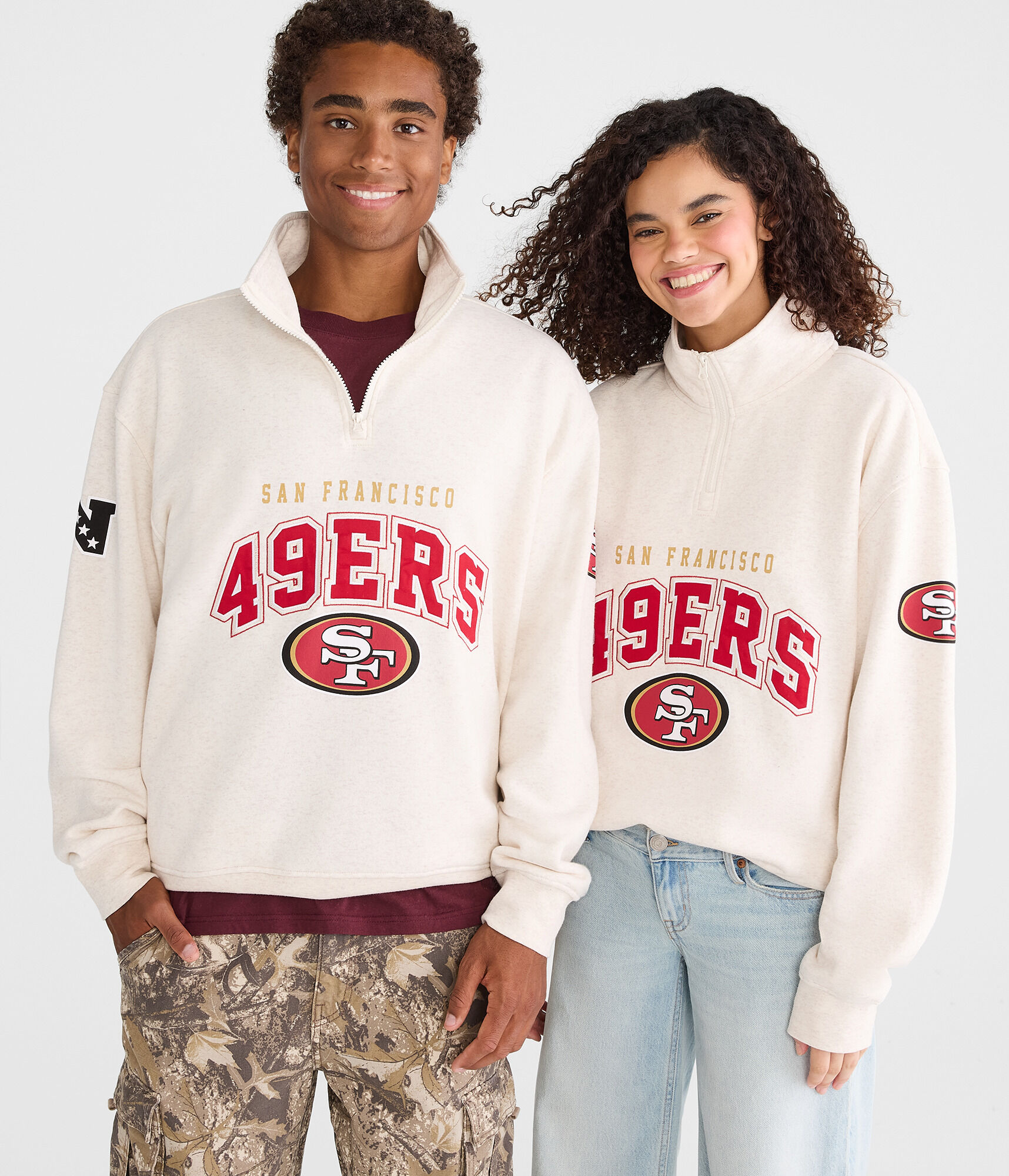San Francisco 49ers Quarter-Zip Sweatshirt