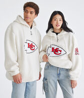 Kansas City Chiefs Quarter-Zip Sherpa Hoodie