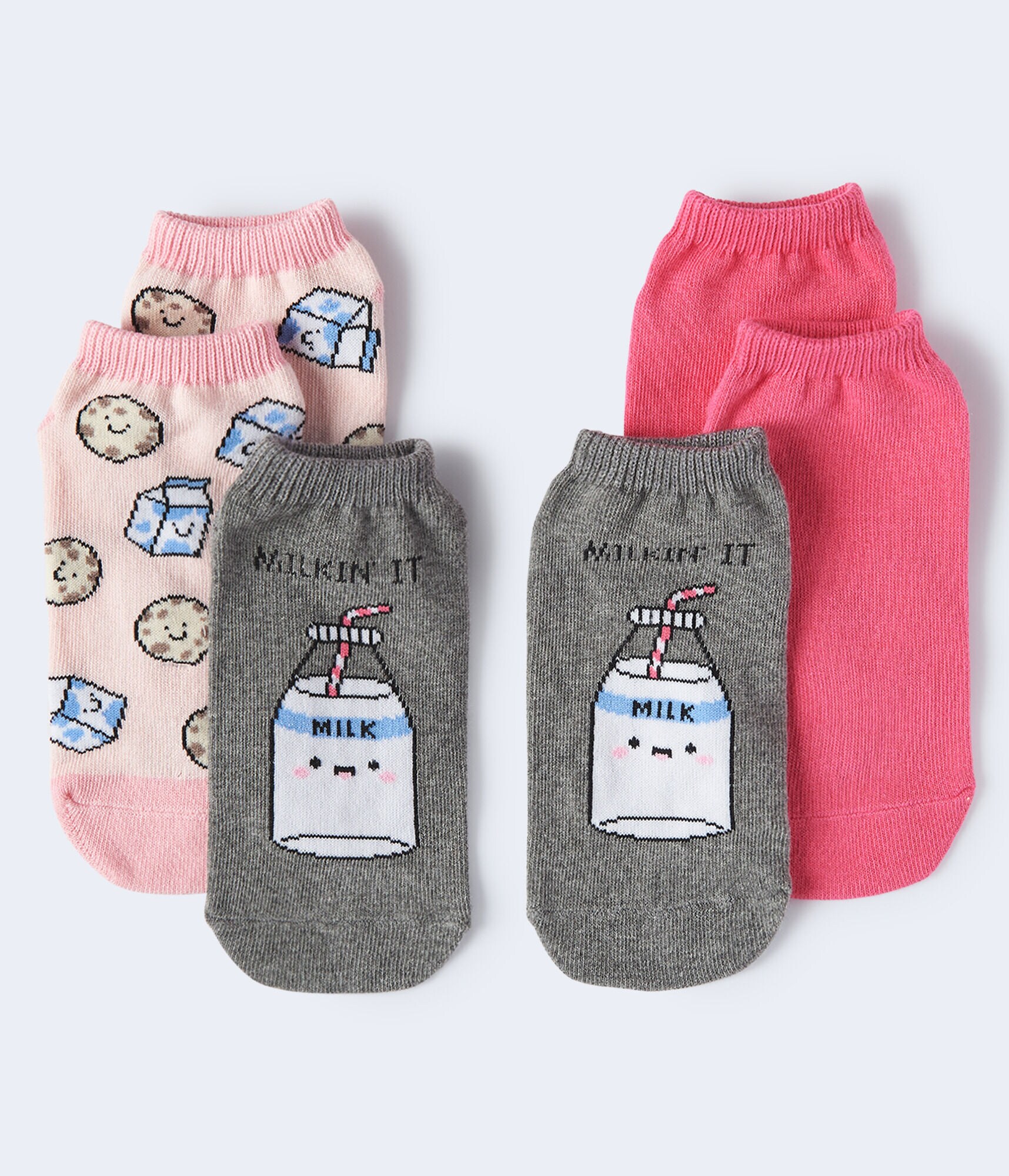 Milkin' It Ankle Sock 3-Pack