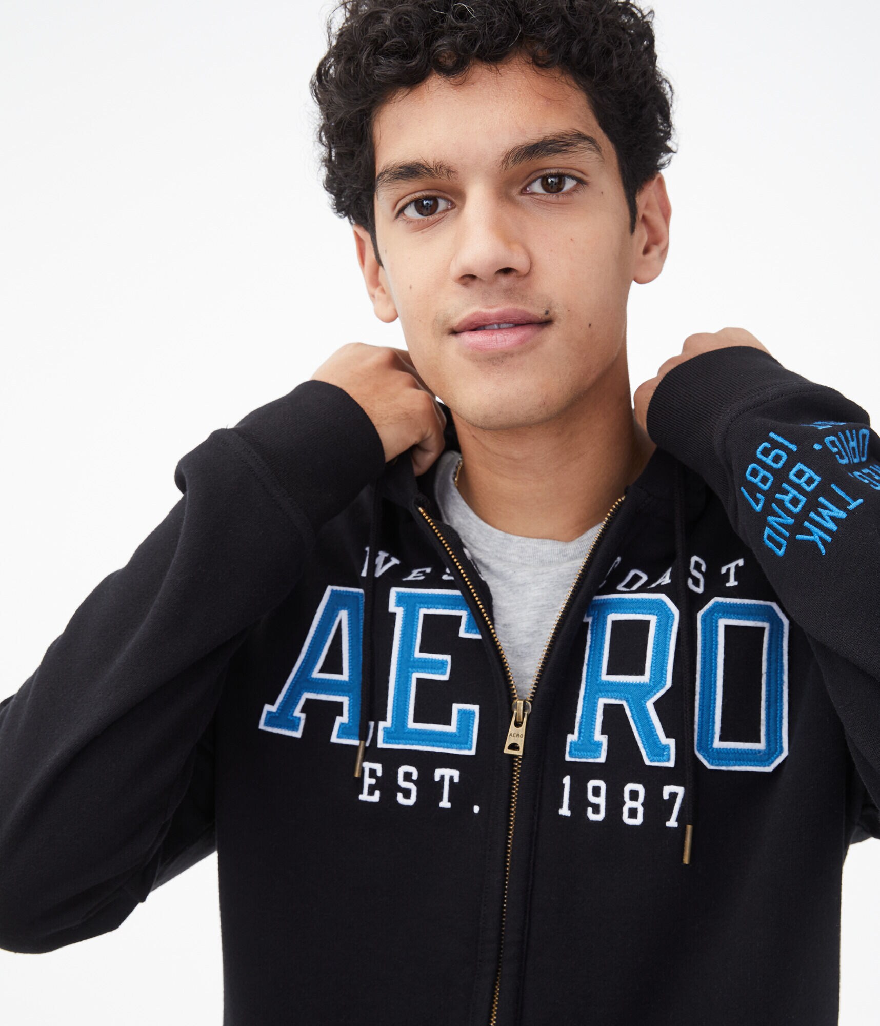 West Coast Aero 1987 Full-Zip Hoodie