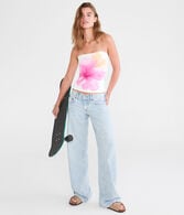 Hibiscus Flower Tube Top