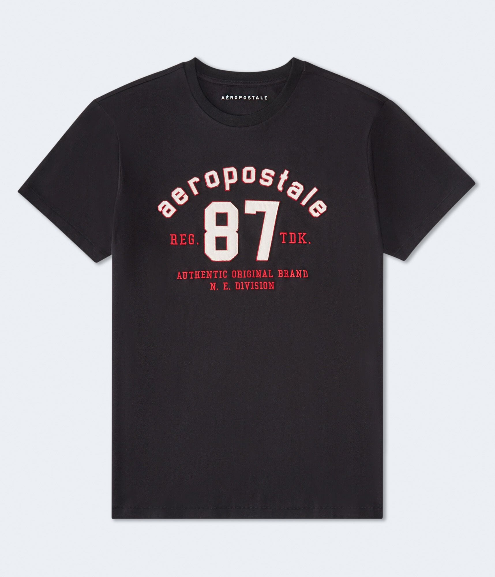 Aeropostale 87 Appliqué Graphic Tee