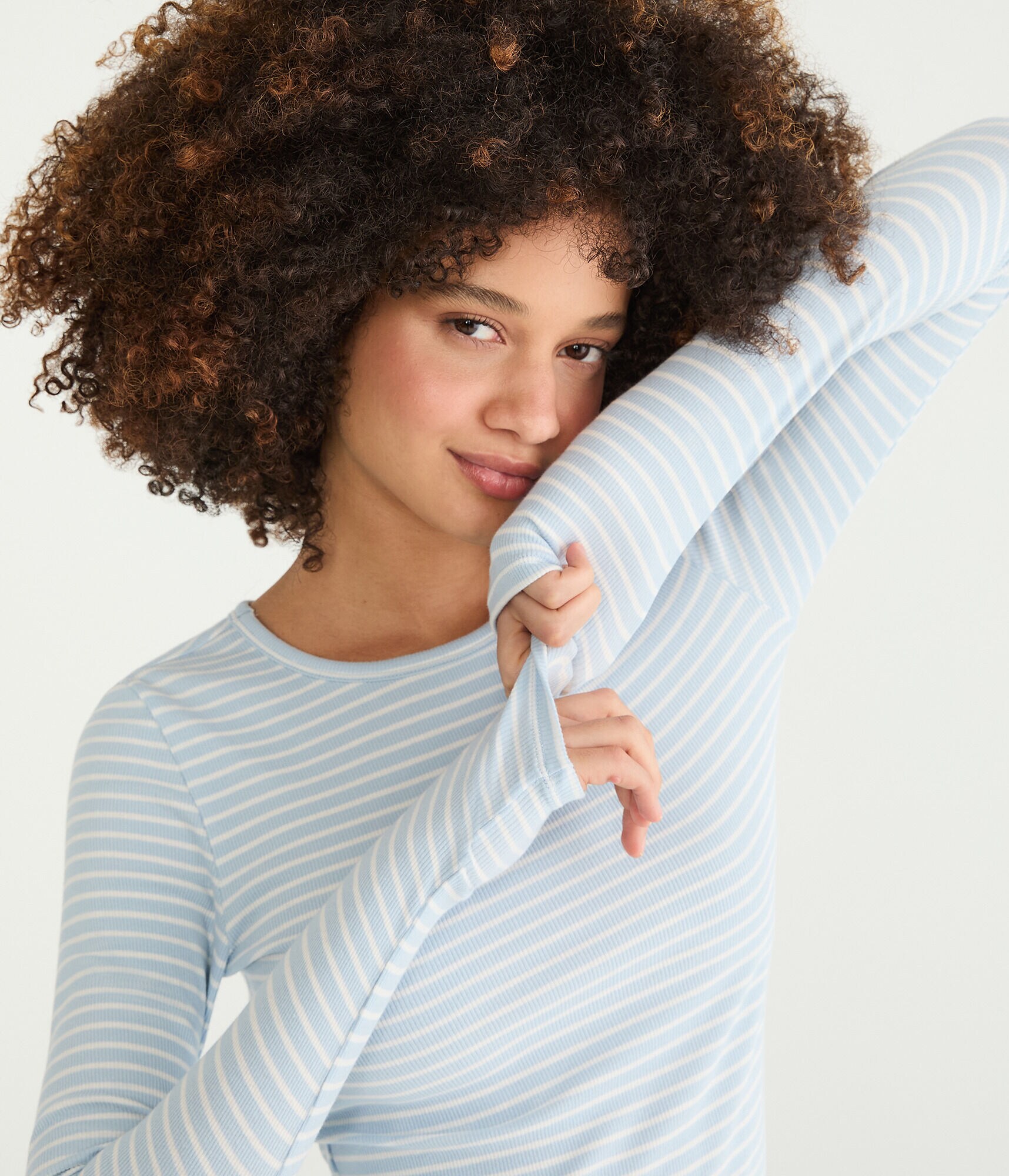 Long Sleeve Seriously Soft Striped Baby Tee