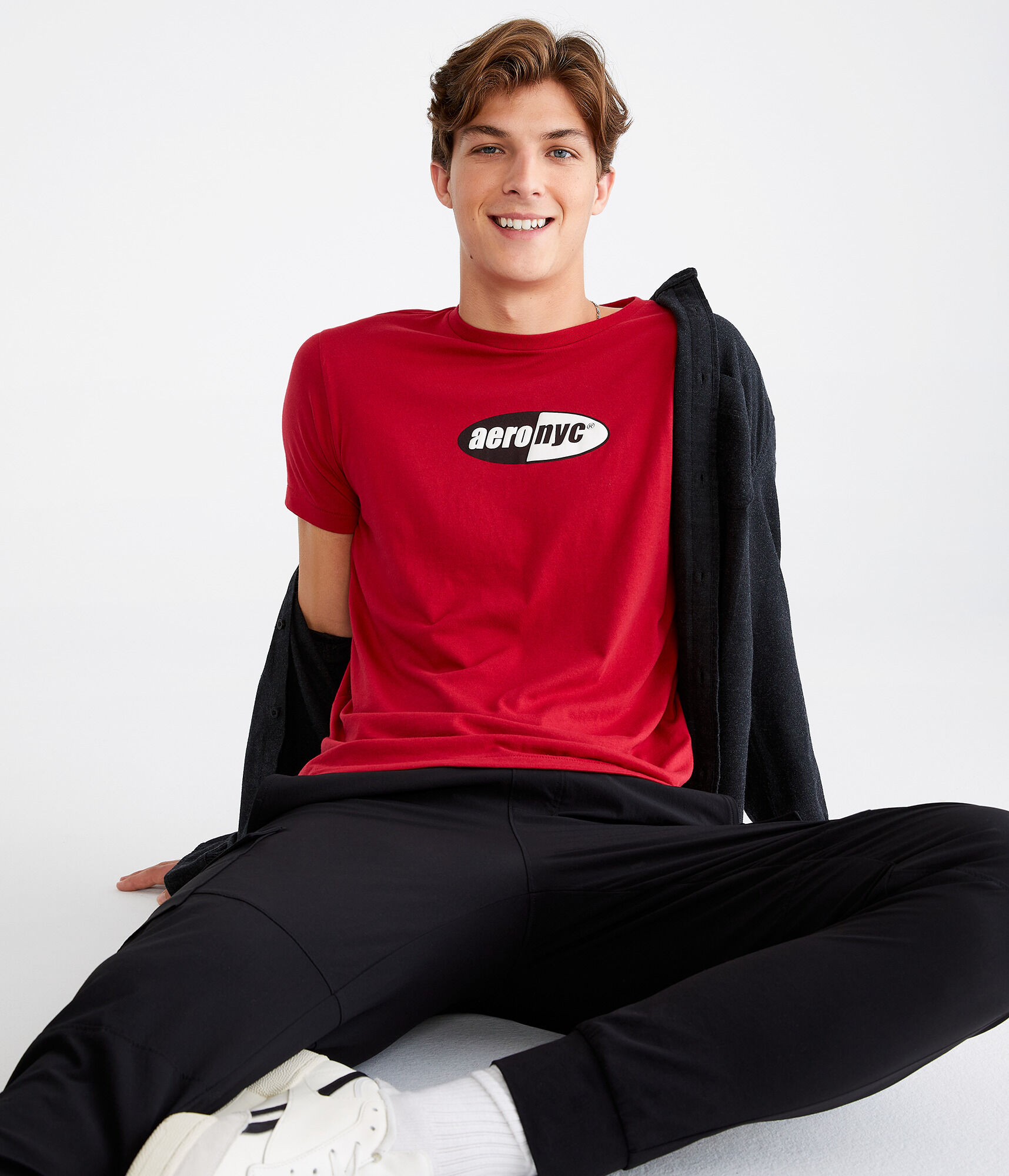 Aero NYC Split Logo Graphic Tee