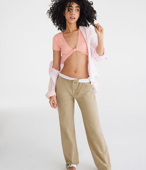 Wear 2 Ways Seamless Knotted Crop Top