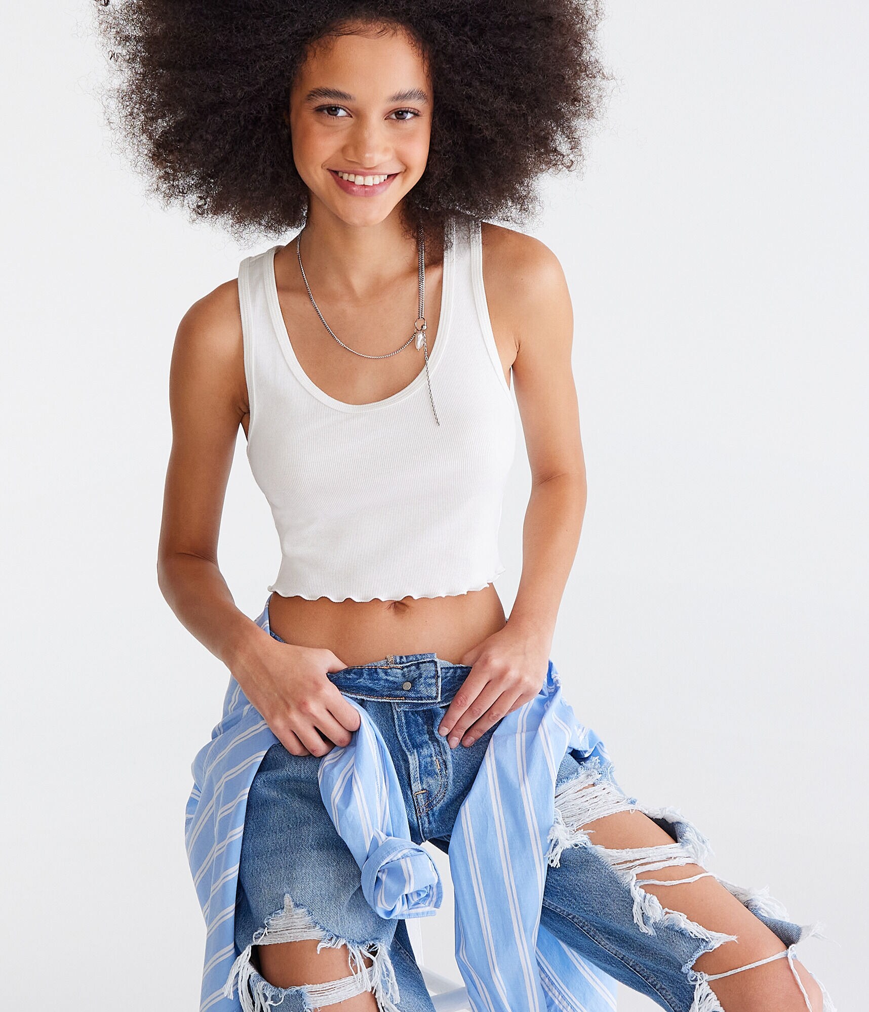 Solid Cropped Prep Tank